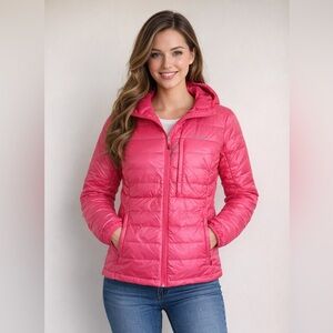 Columbia Omni-Heat Infinity 800 Fill Down Jacket Sz L Water Resistant Packable